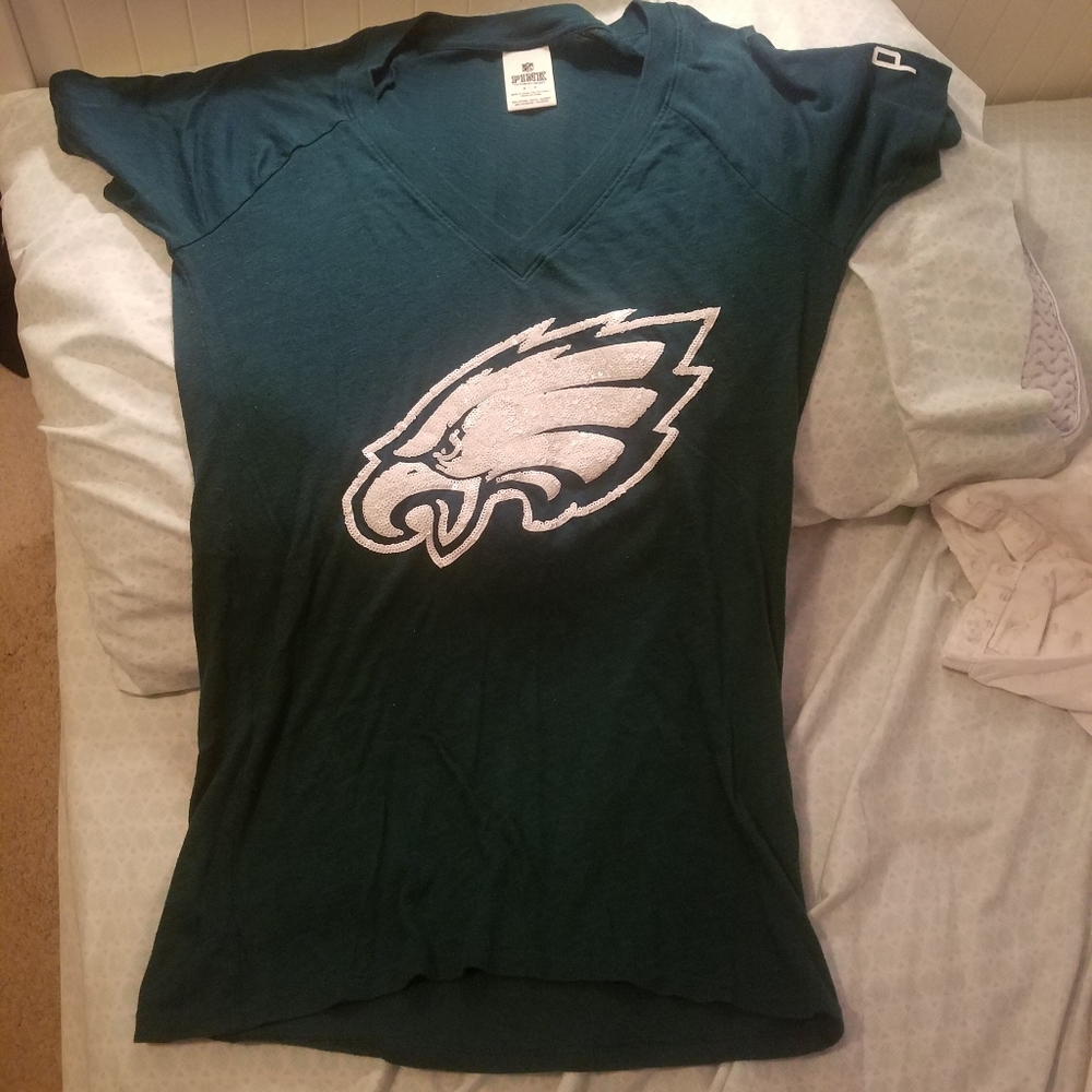 Victoria's secret pink Philadelphia Eagles t-shirt